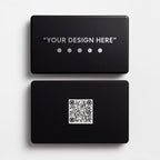 K-TAP NFC Metal Business Card – Custom Digital Profile (Black)