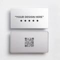 K-TAP NFC Metal Business Card – Custom Digital Profile (Silver)