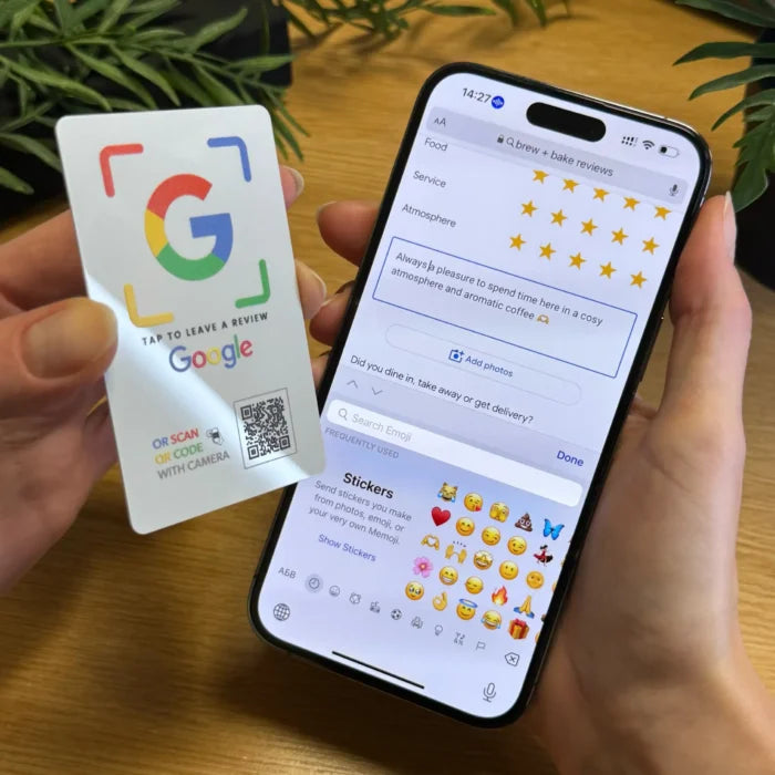 K-TAP Customized NFC Google Review Card